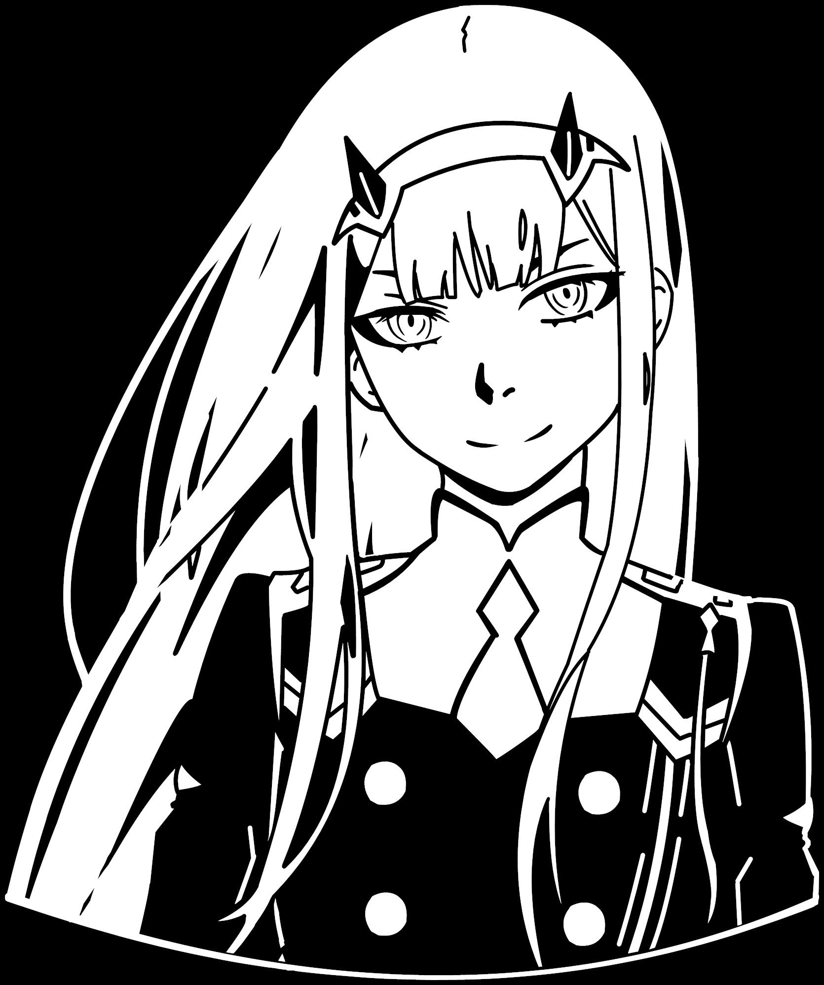 ゼロツー 色紙イラスト DARLING in the FRANXX Darling in the Franxx Zero Two Shikishi Art Board Autograph Sign